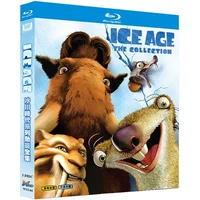 BD Blu-ray Disc Ice Age Series Complete Animated Movie Collection 1080p DVD Box Set with Chinese English and Cantonese Audio