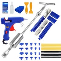 Auto Car Body Paintless Dent Removal Tool Kit Auto Sheet Metal Removal Kit T-bar Slide Hammer Reverse Hammer Suction Cup set