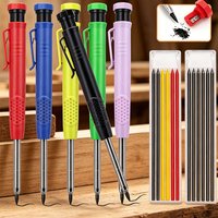 2.8mm Engineering Drawing Woodworking Marking Mechanical Pencil or Lead Refills, for Carpenter Marking Engineering Drawing Tool