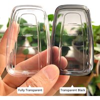 Clear Transparent TPU Car Smart Key Cover Case for Toyota Camry RAV4 C-HR Avalon Corolla Hatchback Sedan Cross Mirai Accessories