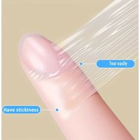 1Roll Transparent Self-Adhesive Tape PU Material Portable Anti-Friction Finger Protector Bandage for Bathing Sports