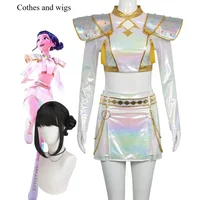 Fantasia Rumi Zoey Mira Cosplay Girls Singing White Suits Cartoon Disfraz Costume 6 to 14 Years Halloween Clothes