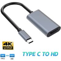 USB C To HDMI-compatible Cable 4K@30Hz Type C HDTV Thunderbolt 3 Converter For Macbook Huawei Xiaomi USB-C To HDTV Adapter Cable