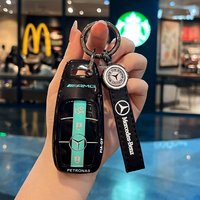 Car Key Case Cover Shell For Mercedes Benz A C E S Class GLC CLE CLA W206 W223 W214 E300 S450 S400 W177 W205 W213 W222 X167 AMG