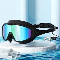 Adult Swimming Goggles Wide View Anti-Fog UV Protection Leak-Proof Swim Glasses Unisex for Men Women