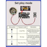 GC03 Recording Card Movement Creative Gift Box Christmas Birthday Card Music Cover MP3 Download Voice Module TYPE-C with Speaker