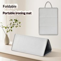 1pc Portable Foldable Ironing Board Three Fold Ironing Mat Space Saving Easy Storage Ironing Pad for Home Travel Dorm