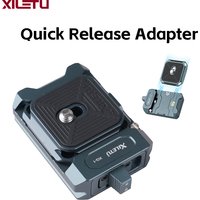 XILETU XQ1 Universal DSLR SLR Camera Gimbal Arca Swiss Quick Release Plate Clamp Quick Switch Kit Tripod Slider Mount Adapter
