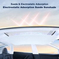 For Polestar 2 Sunshade Panoramic Roof 2020~2025 2023 Electrostatic Adsorption Roof Sunroof Sun Shade Visor Cover Car Accessorie