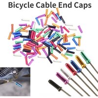 AliExpress 50/100PCS Aluminum Alloy Bicycle Cable End Caps - Colorful Brake & Shifter Wire Tips for Bike Cable Protection & Organization