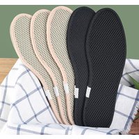 New Summer Breathable Insoles Odor-Resistant Sweat Absorbing Insole Outdoor Sports Insoles Unisex 1Pair/2Pair