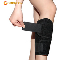 Support de tibia de mollet réglable pour la course à pied, manchon de jambe de compression, orthèse de sport, bande ronde, 1 pièce