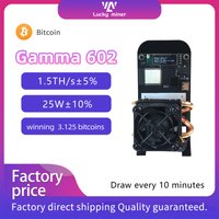 Gamma 602 1.5~1.7TH/s SHA256 Bitcoin Miner 25W Ultra Low Power Home Mining ASIC Crypto Mining Machine SOLO lottery Miner