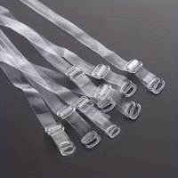 Invisible No-Slip Bra Shoulder Straps Transparent Adjustable 12 Pieces Pack For Everyday Wear & Special Occasions