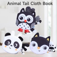 Montessori Baby Toys 0 12 Months Baby Cloth Book Newborn Crib Toys Toddlers Sensory Activity Fabric Book Early Educational Toys