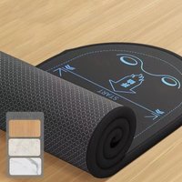 Eco-Friendly Yoga Mat With Scale For Fitness Exercise Non-Slip Abdominal Wheel Mat For Home Workouts