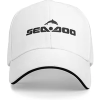 Watercraft Sea Doo Team Waves Boat Baseball Caps Hip Hop Sandwich Hats Unisex Polyester Sun Cap Activities