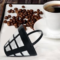 Coffee Maker Filter Mesh Coffee Filter Cone Mesh Strainer Replacement for Kitchen Commercial Cafe Workplace Travel Camping