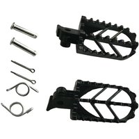 AliExpress NONE Durable Cast Steel Footrest Foot Pegs with Pins Springs for Dirt Bike Motocross for CRF100F KLX110 PW80 TW200