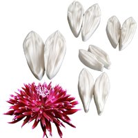 Dahlia Petal Veiners Silicone Molds for Baking Moulds Chocolate Fondant Sugar Paper Polymer Clay Cake Decorating Tools