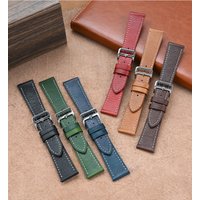 17mm 18mm 19mm 20mm 21mm 22mm Genuine Leather Watch Strap Band Universal Watchband Retro Bracelet Quick Release Bar Wristband