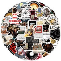 AliExpress GOGOTU 10/30/50pcs Cool Singer Zach Bryan Graffiti Stickers Decals Decoration PVC Waterproof DIY Skateboard Fridge Phone Luggage Bike