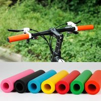AliExpress NONE 1/2/3Pairs Bicycle Grip Silicone Sponge Soft MTB Mountain Bike Handlebar Cover Anti Slip Shock-Absorbing Scooter Grip
