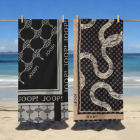 Fashion J-Joop-S Brand Logo Towel Sports Quick Dry Travel Camping Gear Sandproof Soft Light Large Beach Towel