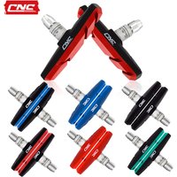 Cnc V Brake Pads Road Mountain Bike Speed Brake Shoe Mtb Bicycle Rubber Horseshoe Mechanical Caliper V-Brake 55 70MM