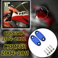 NEW Motorcycle CBR650F CBR125R Windscreen Driven Mirror Hole Cover Rear View Mirror Hole Block For cbr250r cbr300r cbr400r