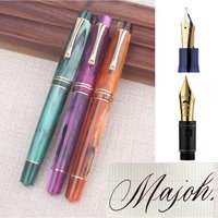 Majohn M800 Resin Fountain Pen with No.6 Solf Flex / BOCK F Nib Business Office School Writing Supplies Stationery Gift Pen