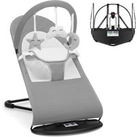 Portable Baby Bouncer Seat for Babies 0-18 Months, Cotton Fabrics, Adjustable Multi Position Baby Bouncer Seat, Infant Rocker