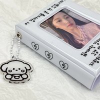 Ins Style Cream Puppy Single Grid Loose Leaf Card Book Envelope Card Bag Album Storage Bag