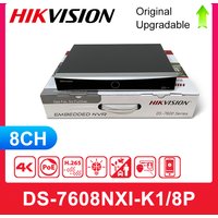 Hikvision DS-7604NXI-K1/4P 4-ch DS-7608NXI-K1/8P 8-ch PoE 1U K Series AcuSense 4K NVR CCTV System