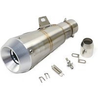 Universal 51mm Diameter CNC Racing Muffler GP Style Motorbike Exhaust Pipe For CBR650R Z800 Z900 Ninja400 Z1000 YZF R6