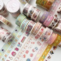 3 pcs/set Kawaii Animals Face Cartoon Washi Tape Set Masking Tapes Scrapbooking DIY Journal Stationery School Supplies Gift