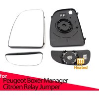 Left Right Wing Mirror Glass Heated Driver Passenger Side For Peugeot Boxer Manager for Citroen Relay Jumper