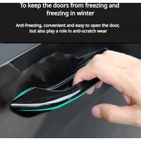 4pcs Door Handles For Tesla Model Y 3 2024-2019 Long Service Life Antifreeze Anti Frost Multiple Colors Car Exterior Accessories