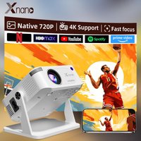 HA109 Projector 4K Decode Android 11 WiFi6 BT5.0 Native 720P 130ANSI Short Throw Home Theater Beamer