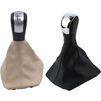 For Skoda Octavia 2 A5 A6 2004 2005 2006 2007 2008 2009 2010 2011 2012 2013 5/6 Speed Gear Lever Stick Shift Knob Leather Boot