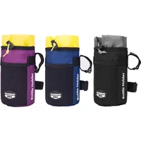Bicycle Bag Cycling Water Bottle Carrier Pouch MTB Bike Kettle Handlebar Bag Bicycle Handlebar Bag Riding Handlebar Accessories