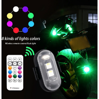 AliExpress NONE RGB Led Scooter Strobe Lights Bike LED Flash Position Wireless Light Aircraft Airplane Helicopter Warning Lights Accessories