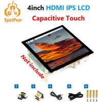 Raspberry Pi 4 inch HDMI LCD 4inch capacitive touch screen display Module 720ร720 compatible with HDMI