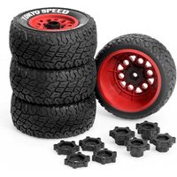 1/10RC remote control Slash Flying God V4 model car Baja Huanqi Losi Leimo short truck off-road wheel hub tire
