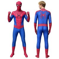 Spider Man Cosplay Bodysuit Peter Parker Superhero Outfit Halloween Carnival Party Stage Performance Apparel Wear Clothing Event