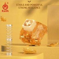 1/3/5pcs Kailh Box Pro Autumn Keyboard Switch 5pins Mechanical Switches RGB POM 20mm Double Spring IP54 Clicky Feel Custom Gamer