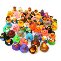 10-100PCS Rubber Ducks, RandomAssortment Jeep Ducks Bulk Toys, Pool Toys Birthday GiftsParty Favors
