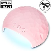 Professional Nail Dryer UV LED Nail Art Lamp with Timer Lightweight Nail Art Drying Lamp Fast Curing All Gel Nail Polish Tool