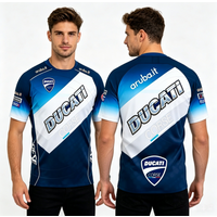 2026Fashion Men's and Women's New Motorcycle Off Road Bicycle T-shirt Comfortable Sports Shirt Extra for Ducati Family Kids Tees