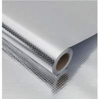 Autocollants auto-adhésifs résistants à l'huile pour cuisine, papier peint Anti-salissure en aluminium à haute température pour poêle, Film d'armoire, papier de Contact